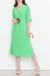 Halatlı Ayrobin Elbise Yeşil - 152442.701.